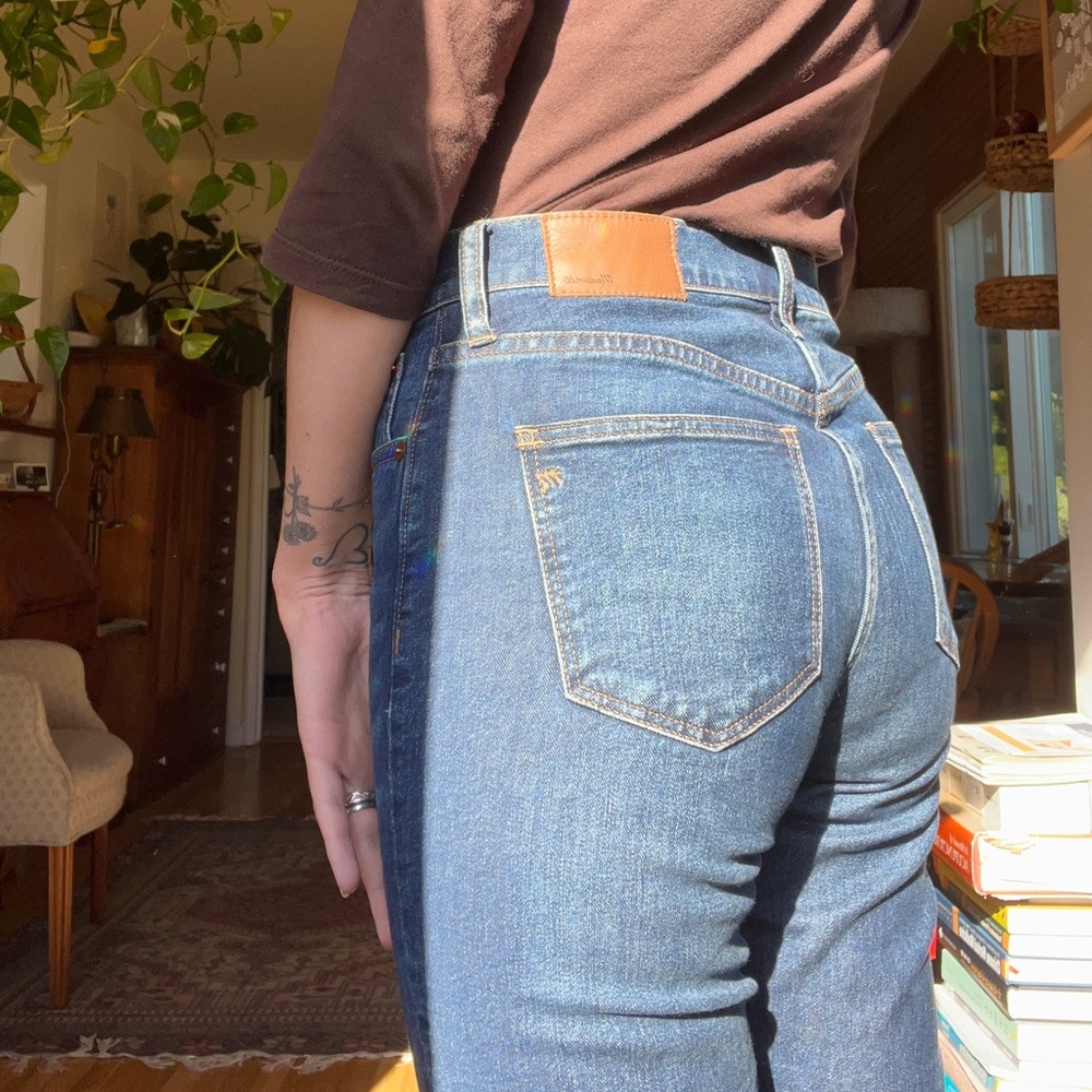 Madewell cruiser straight leg jeans